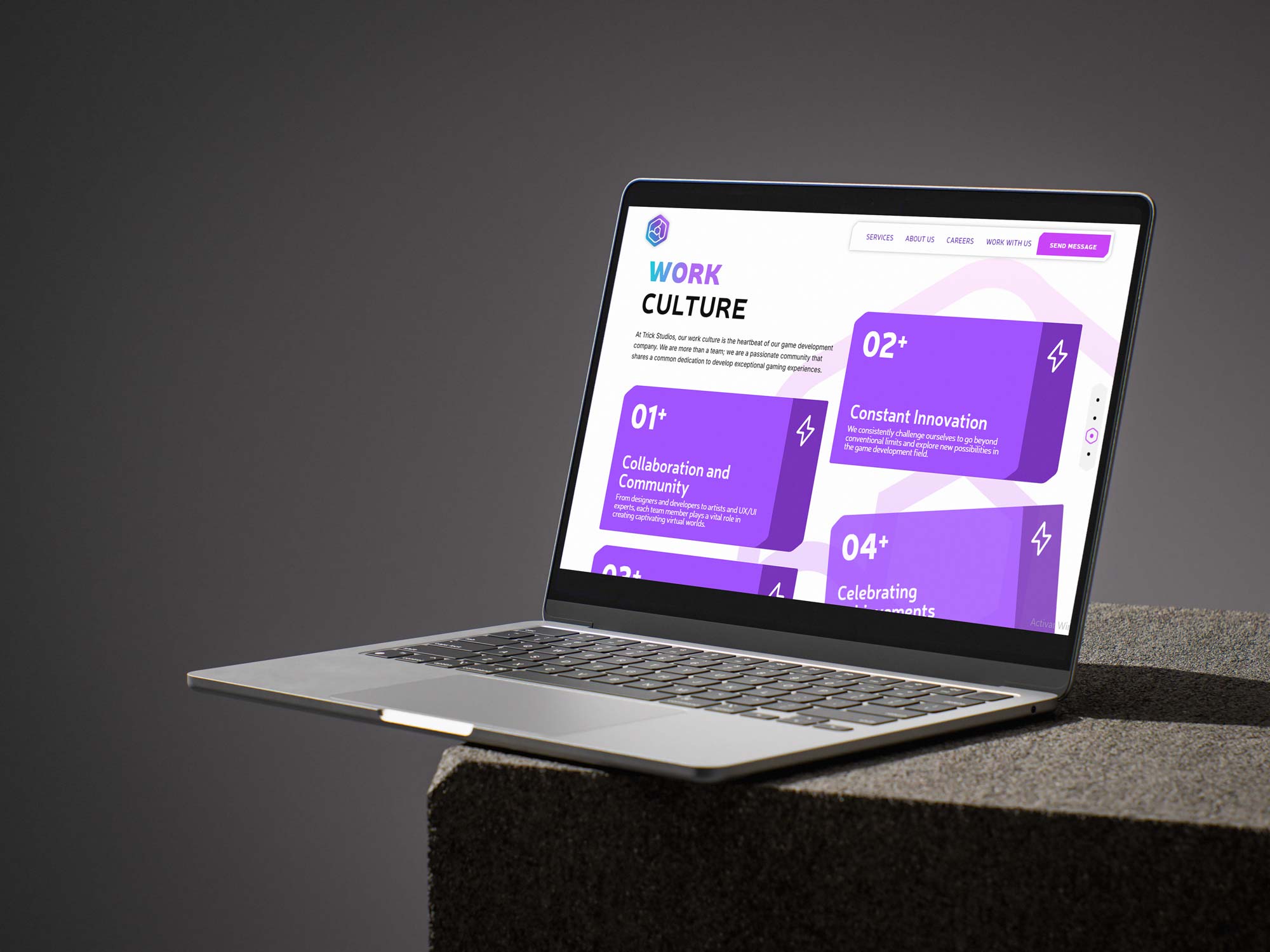Early visual direction for the PSINE website